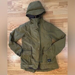 Holden Portland Oregon Green Insulated Field Cargo Jacket Women’s Small - Flaws